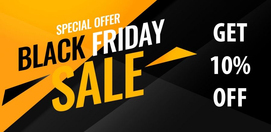 Black Friday: sconto 10% su tutto il nostro e-commerce